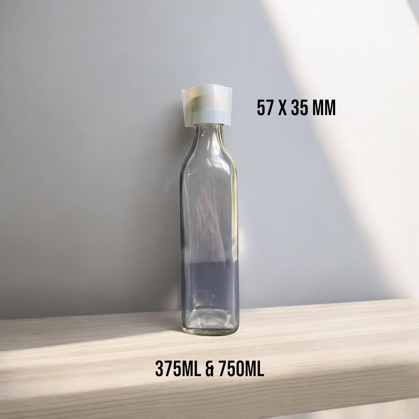 PVC Plastic Seal for Glass Bottles - 50pcs Pack