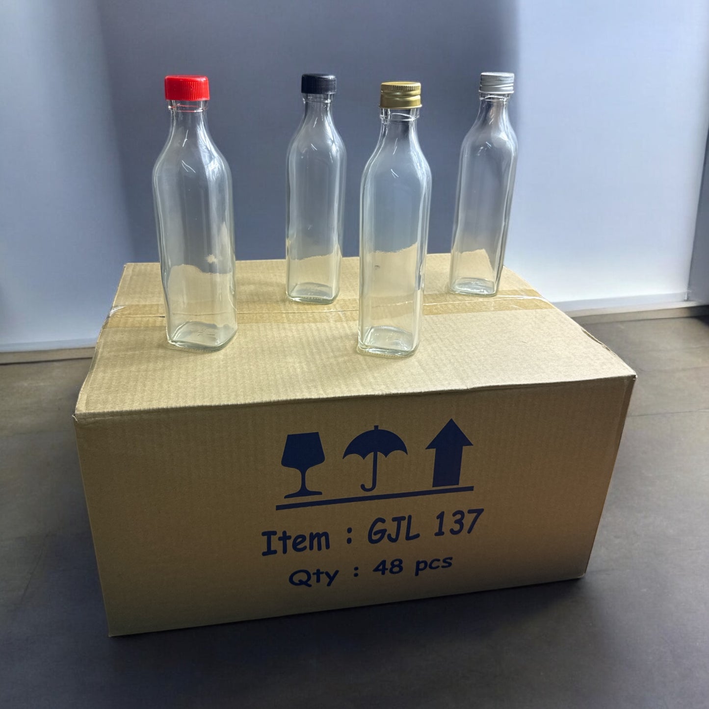 375ML Glass Bottle for Honey & Enzymes - Botol Madu