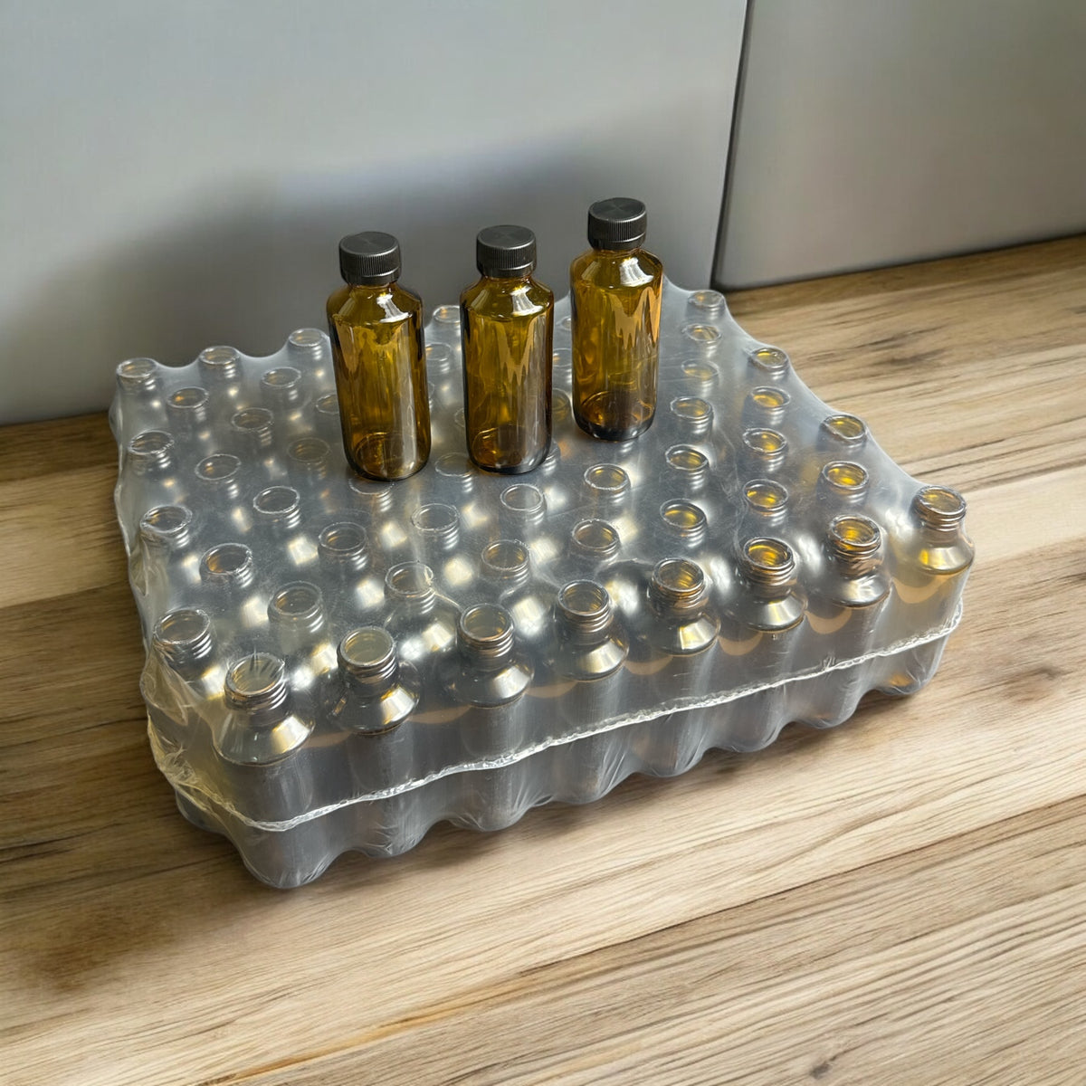100ml Amber Glass Bottle – Botol Kaca Amber – view 4