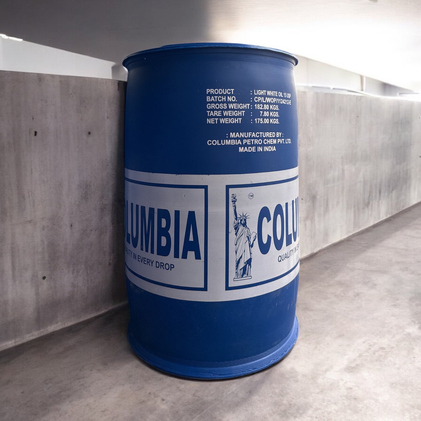 Light White Oil USP Grade (175kg Drum)