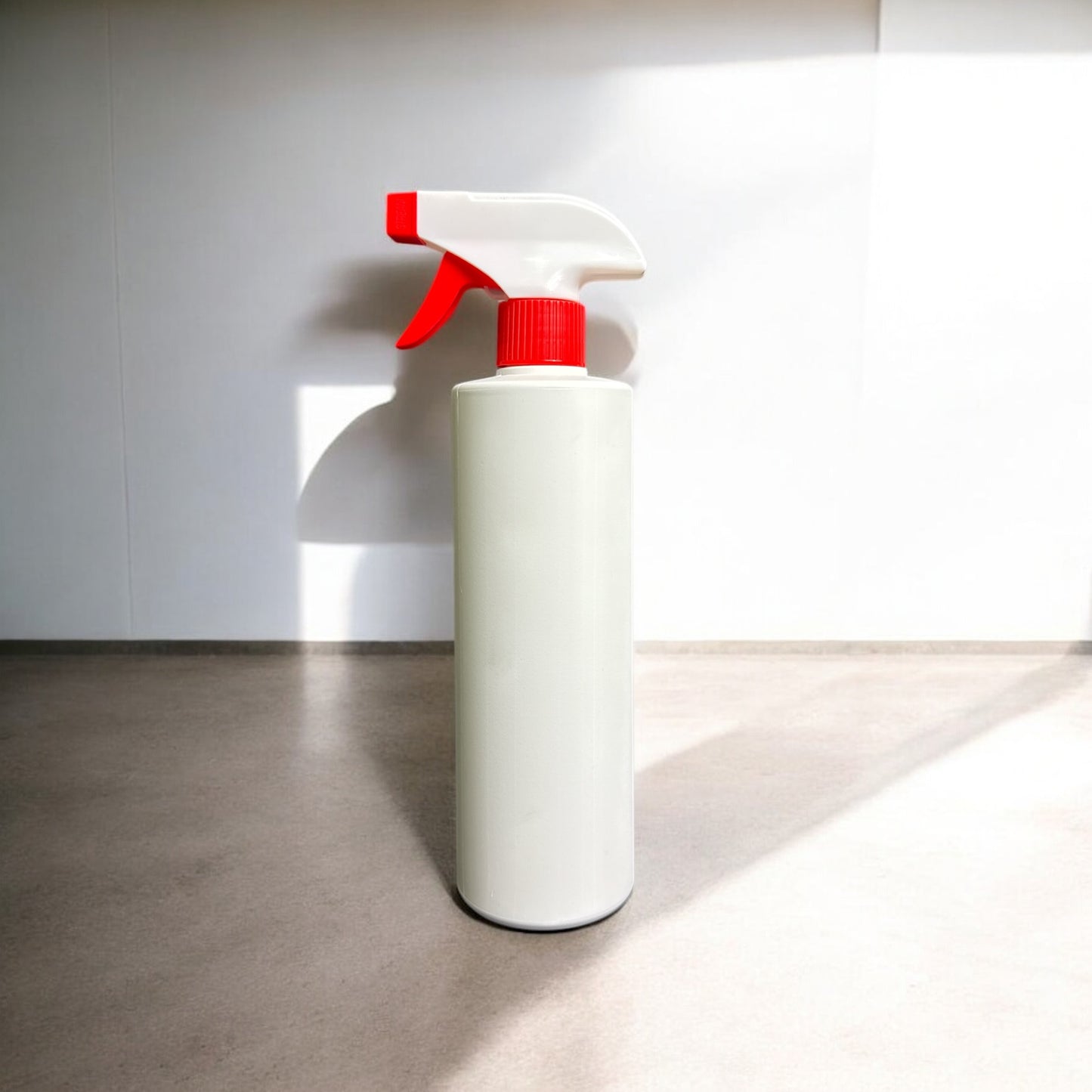 500ml HDPE Spray Bottle (Slim Body) – Red / Black Trigger - 1 Bag (100 Pieces)