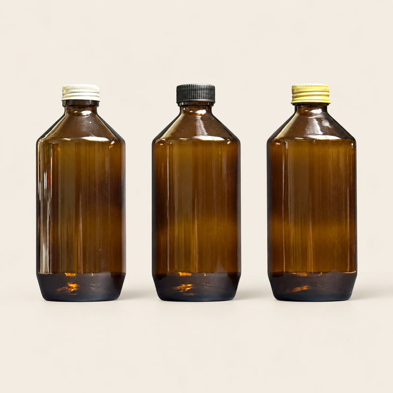 Botol Kaca Amber 500ml KL181 – Botol Kaca Amber