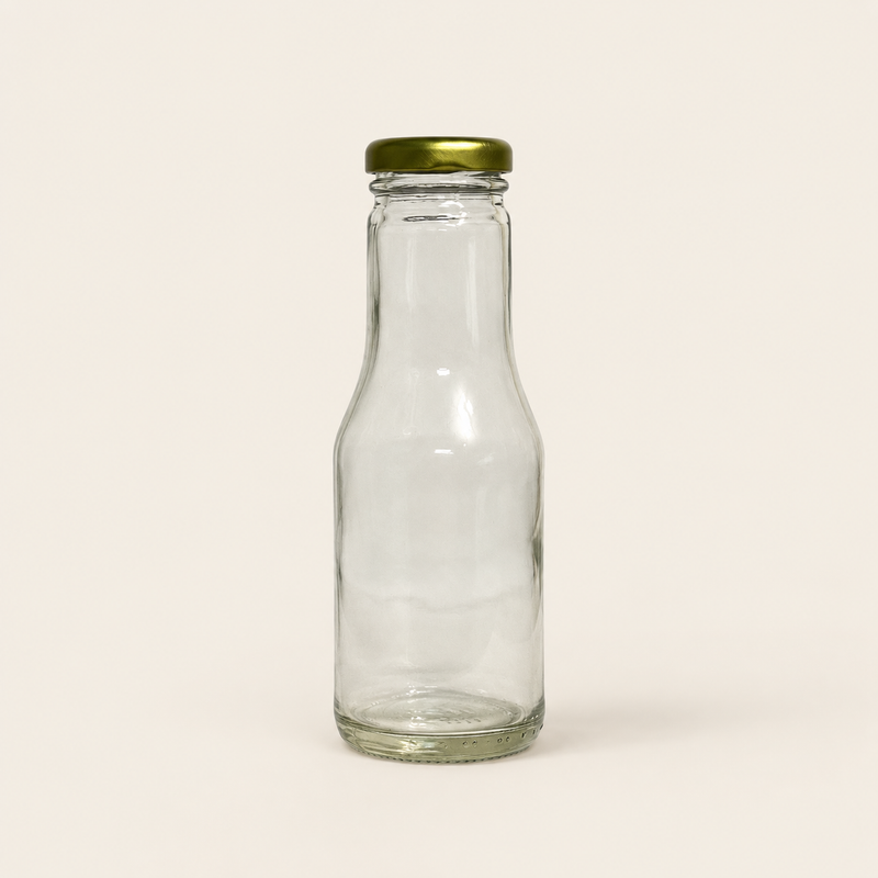 Botol Kaca 250ml JG1011 – Botol Yogurt & Jus