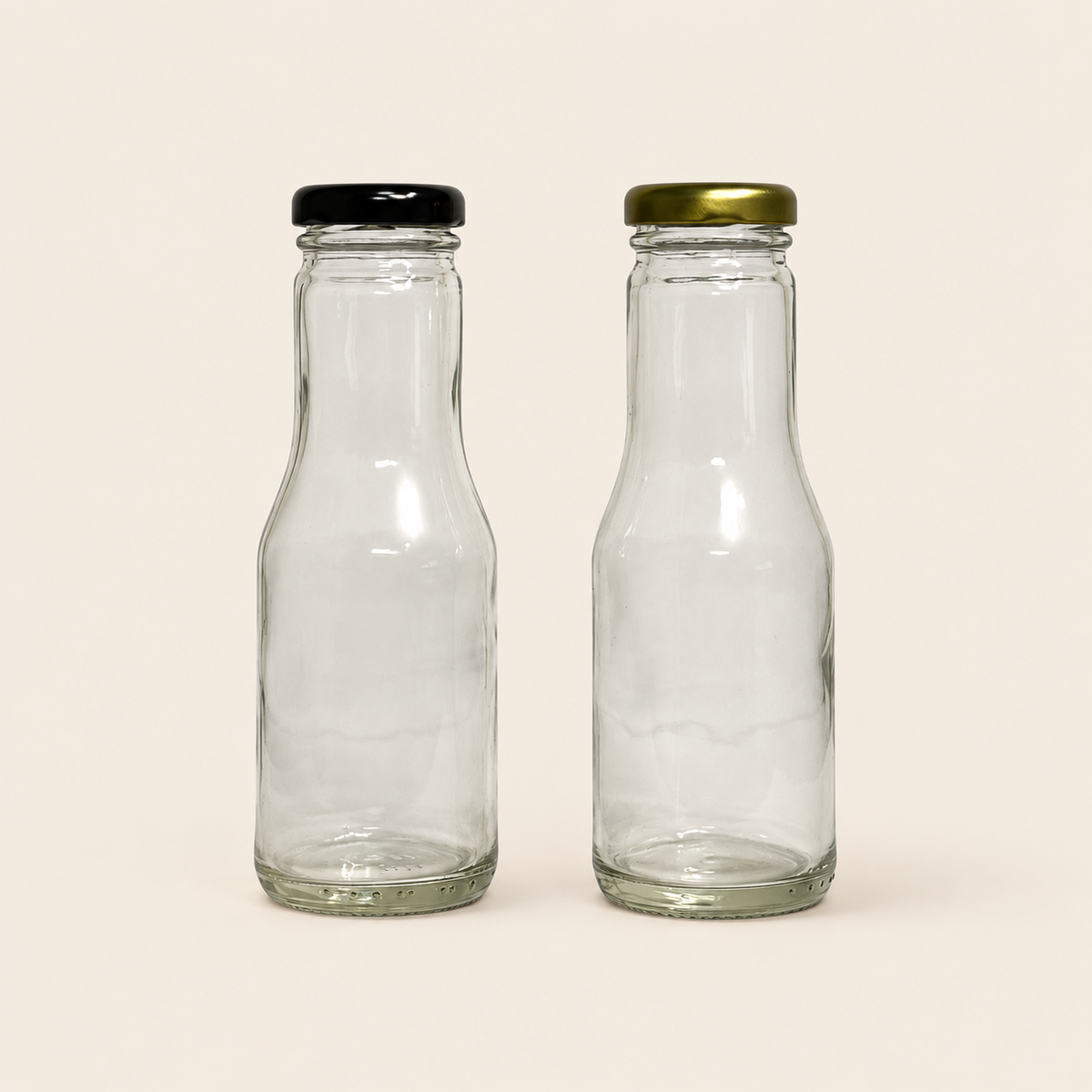 250ml Glass Bottle JG1011 – Botol Yogurt & Jus