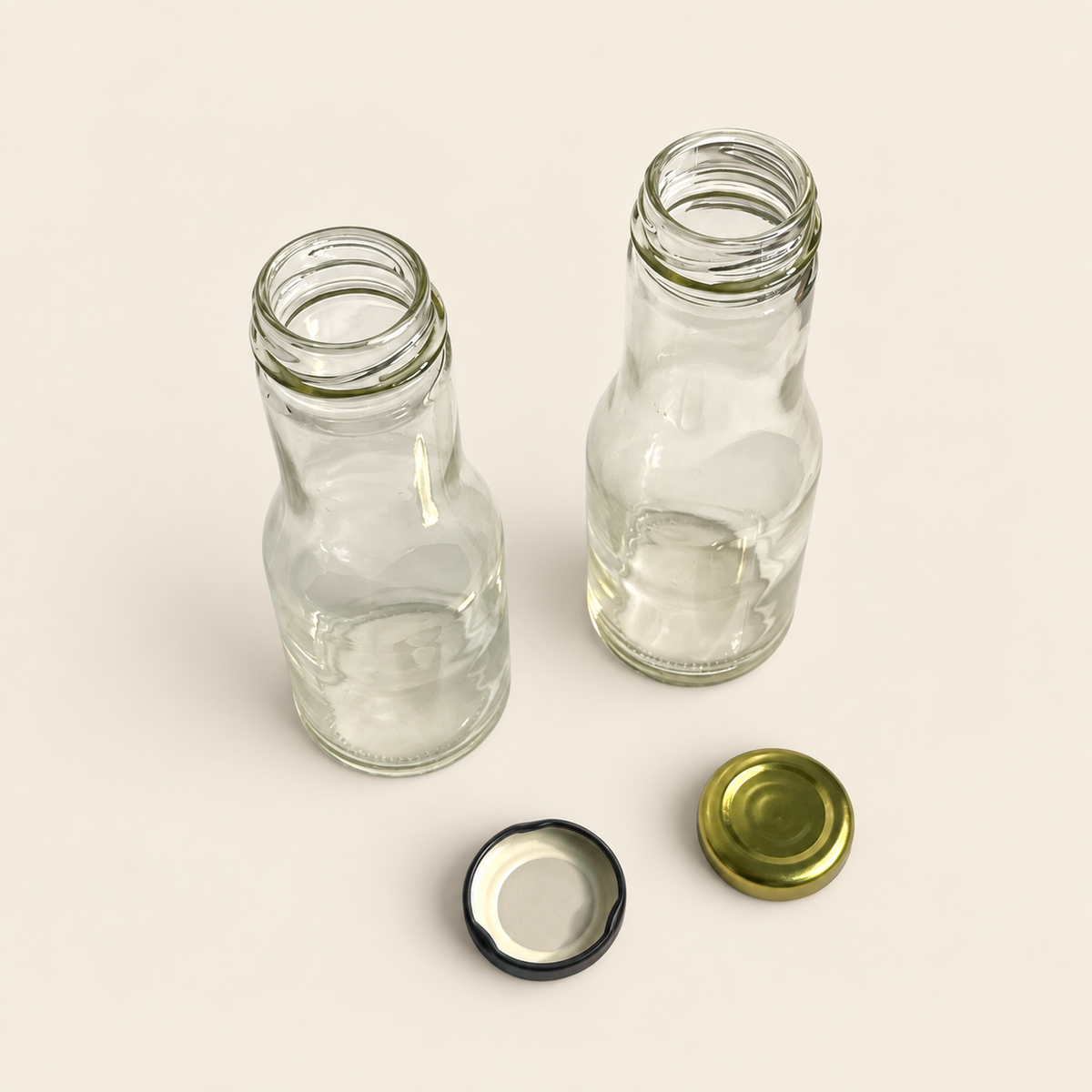 250ml Glass Bottle JG1011 – Botol Yogurt & Jus