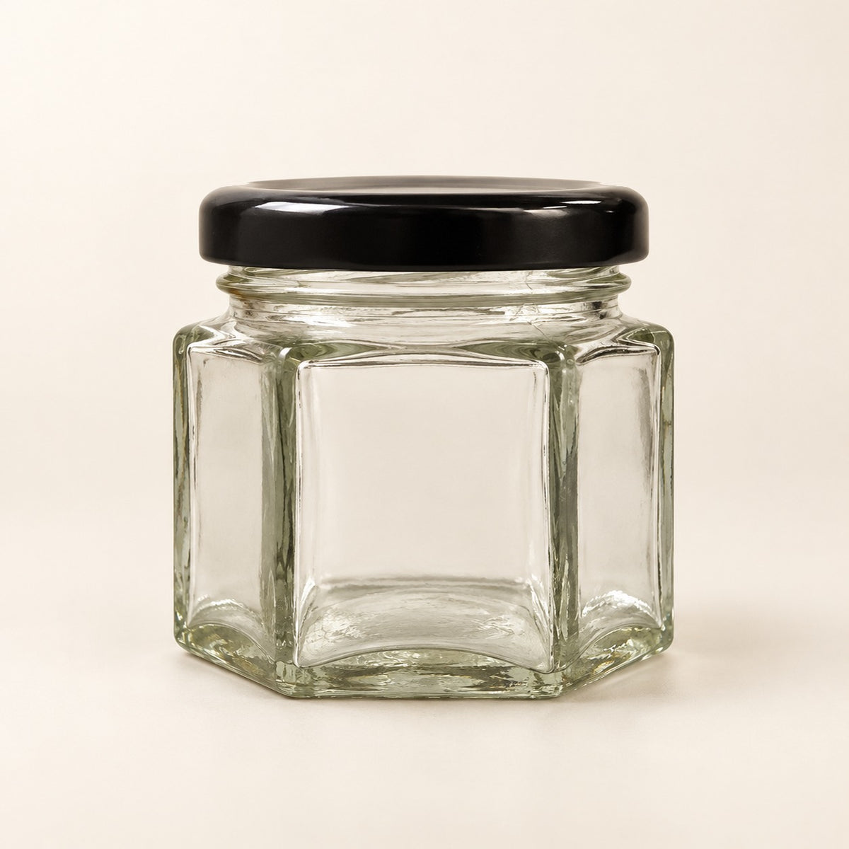 45ml Hexagon Glass Jar RP-26 (252/carton) – Balang Kaca Hexagon