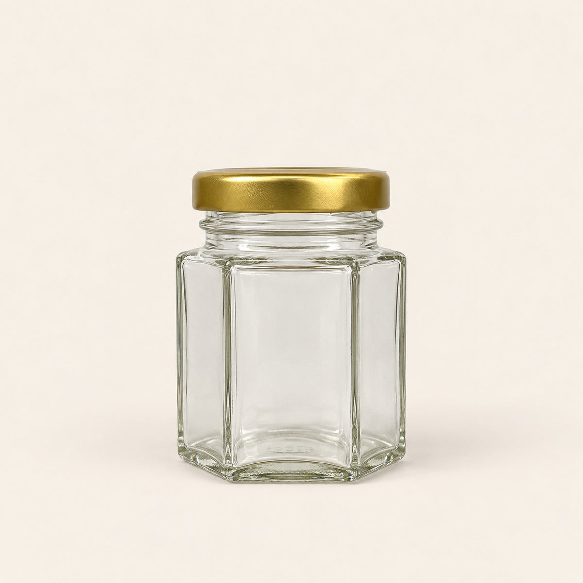 100ml Hexagon Glass Jar RP-28 (99/carton) – Balang Kaca Hexagon