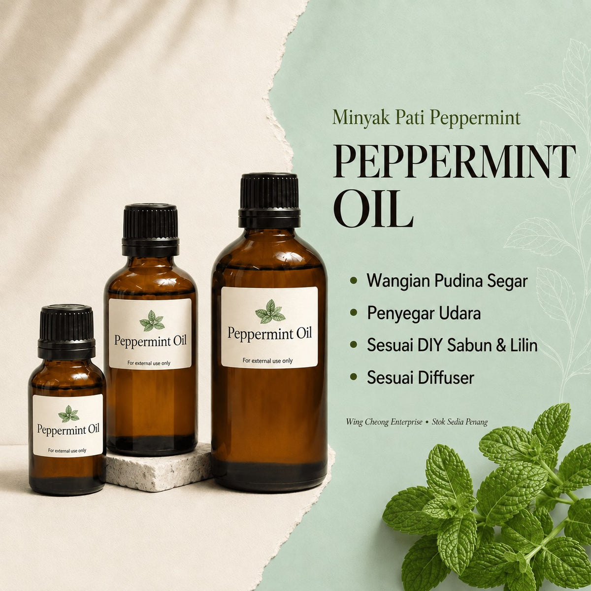 Minyak Pati Pudina (Peppermint)
